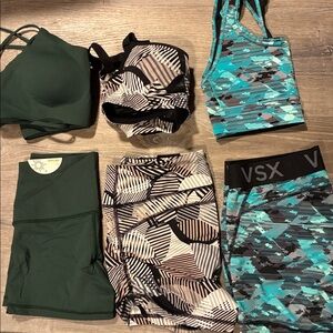 VSX and Aerie Activewear 3 sets